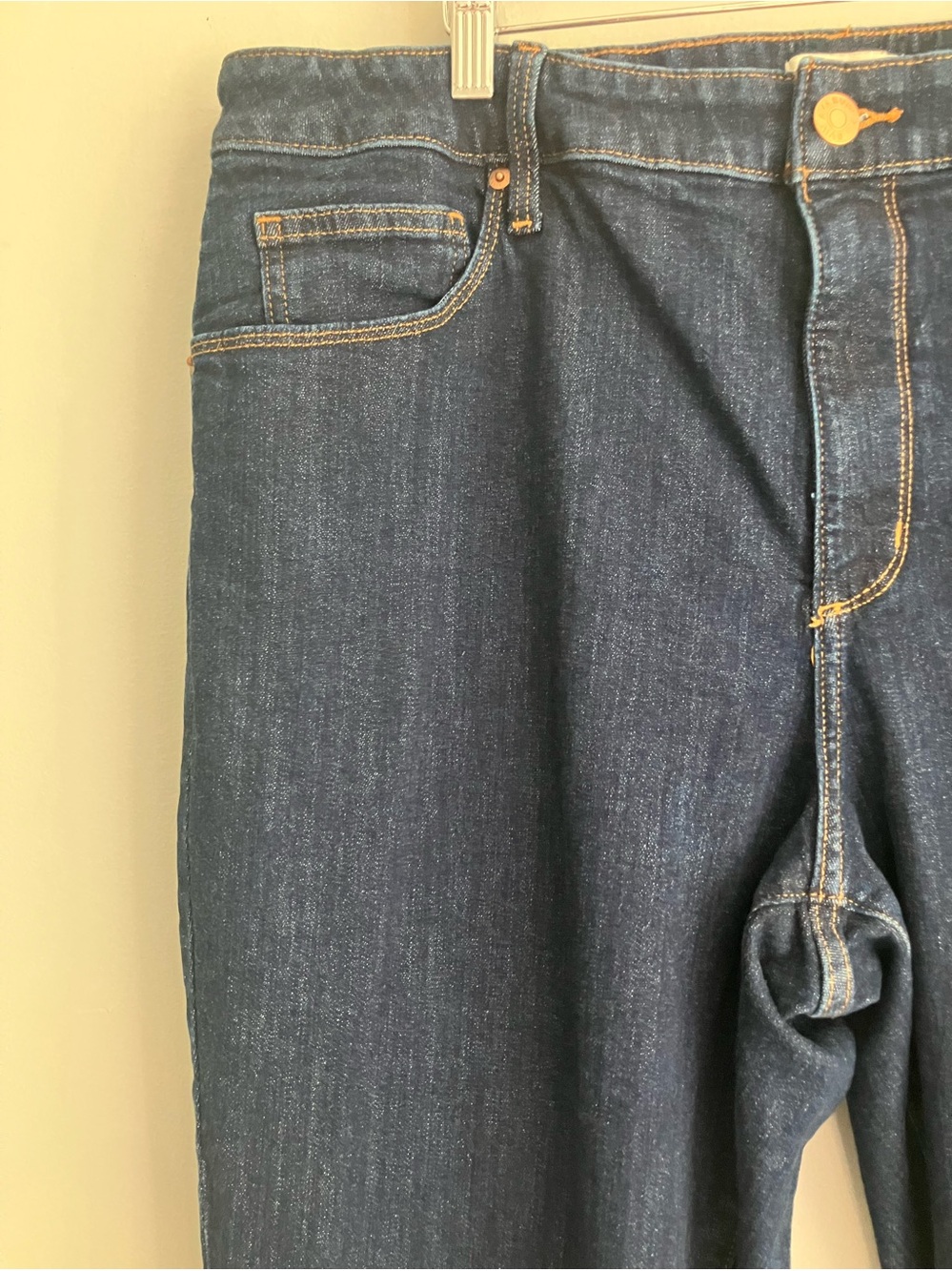 AVA & VIV Dark Wash Mid Rise Flare Leg Jeans Size 20 - Picture 2 of 11